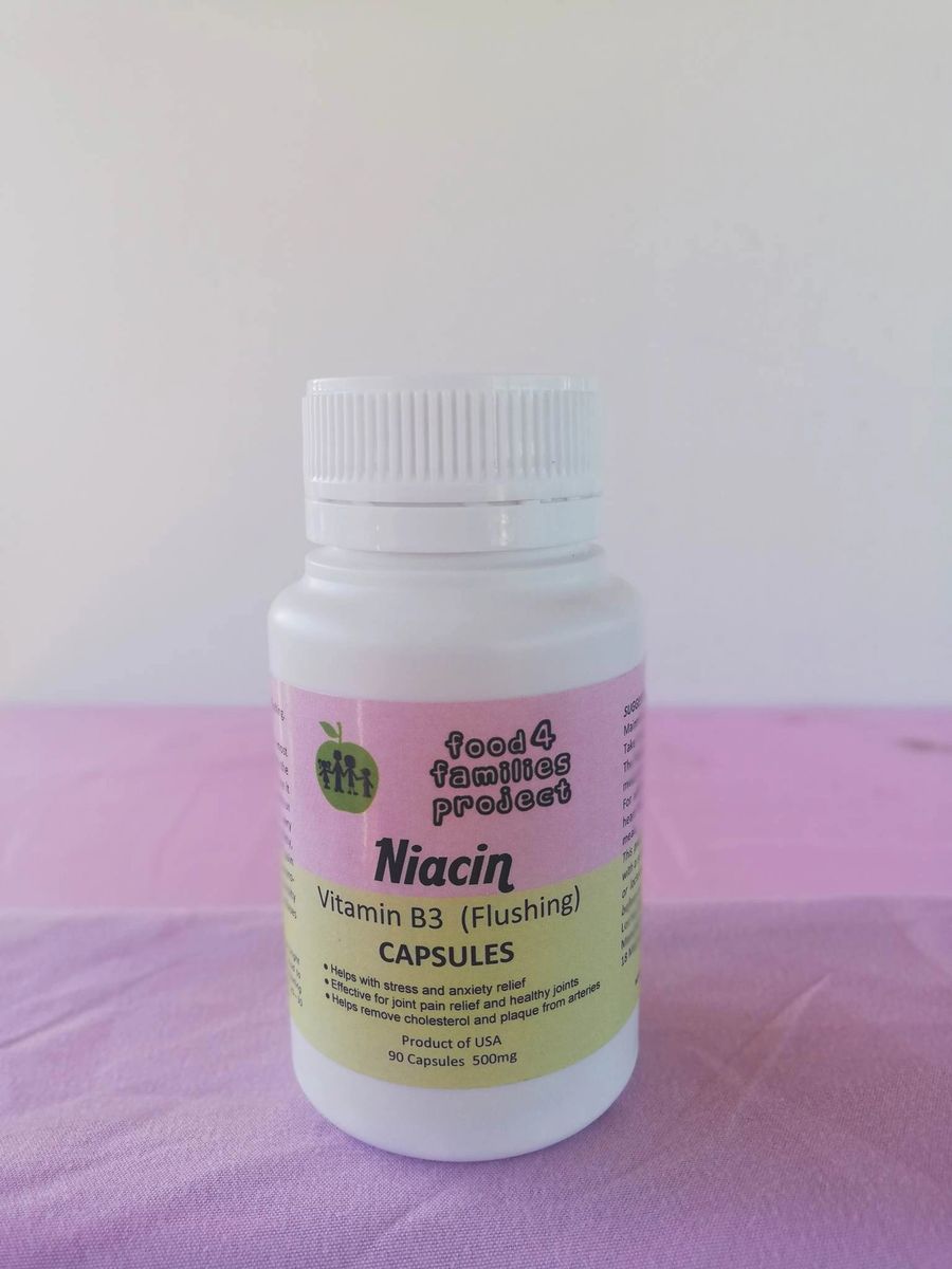 NIACIN B3 (FLUSHING) 90 CAPSULES 500mg